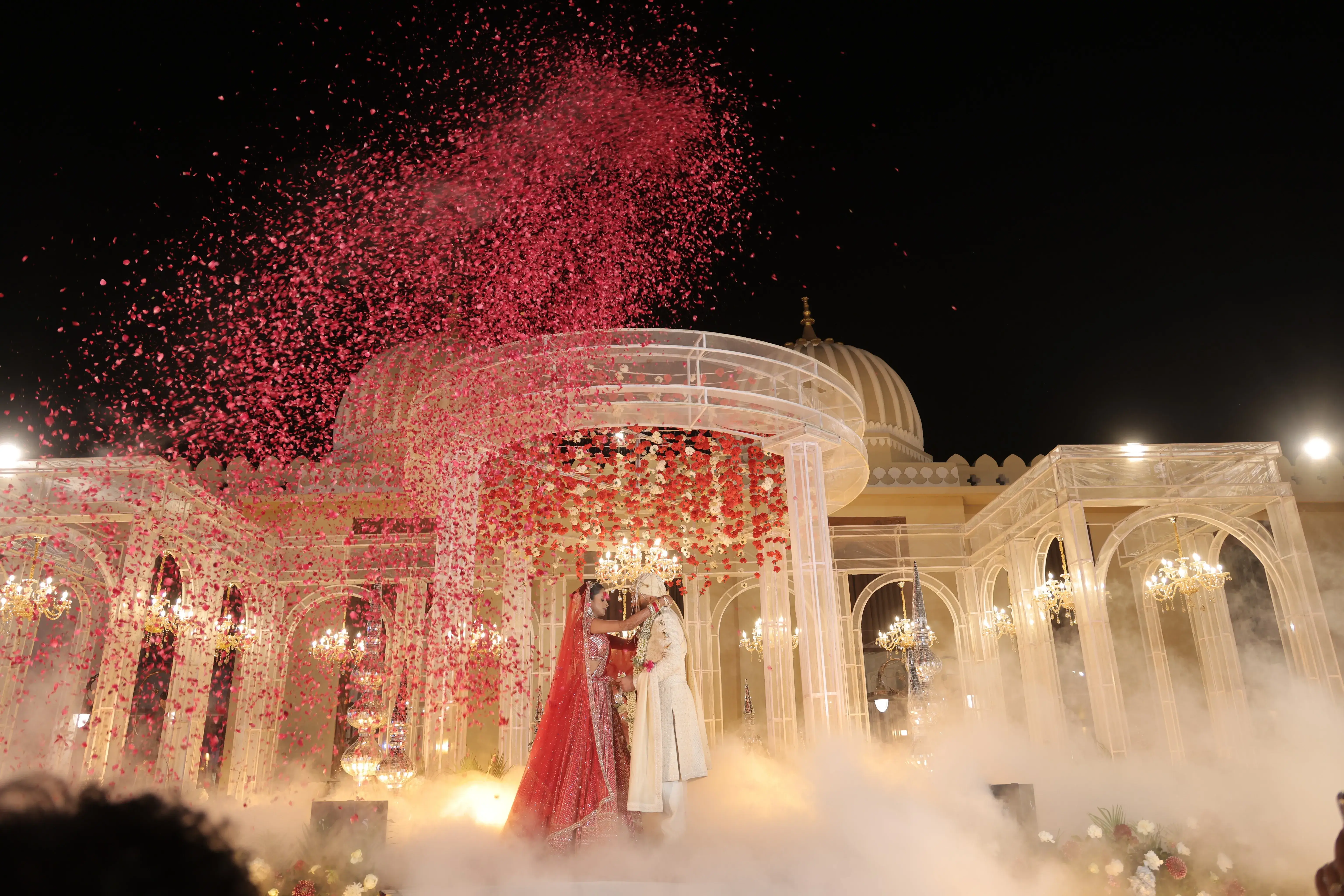 Luxury wedding celebration